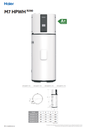 Haier Heatpump boiler HP290 M7 250L excl BTW Subsidy €1397 A+