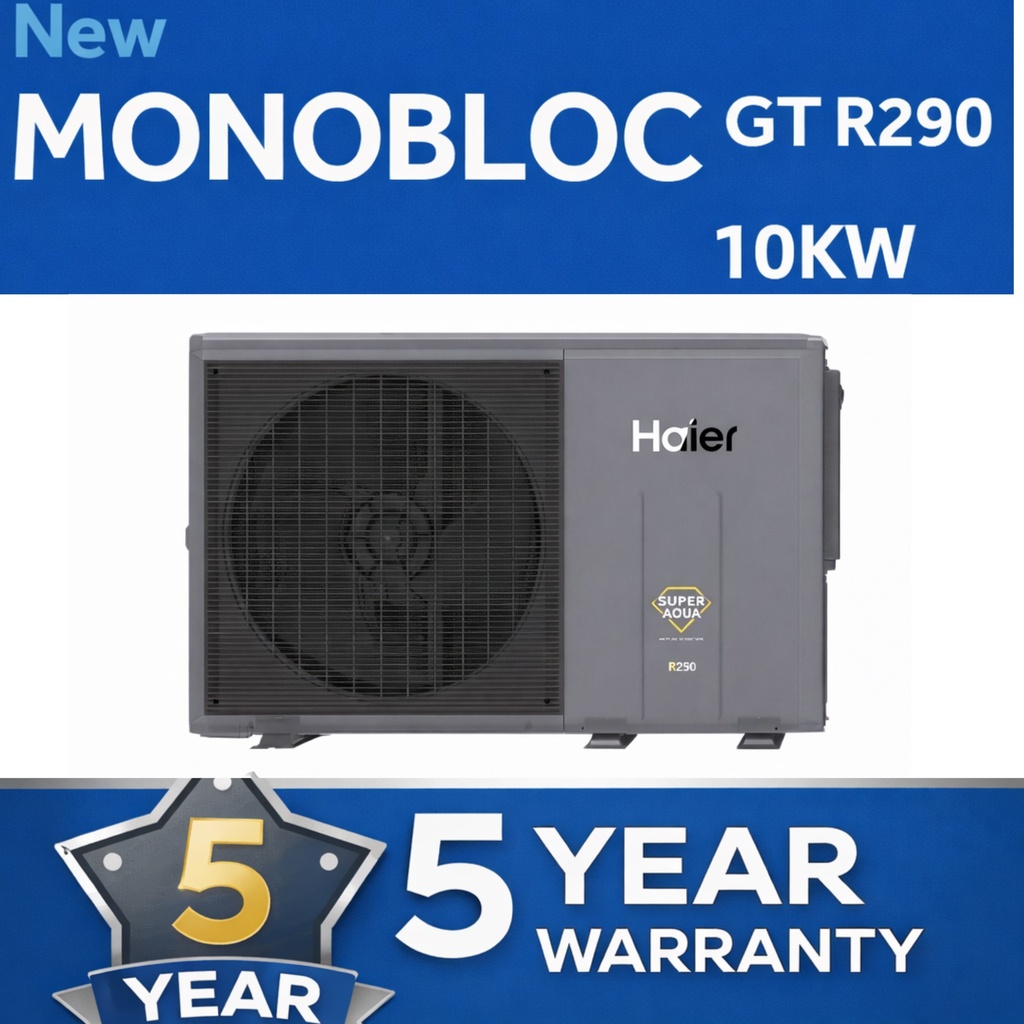 Haier warmtepomp AW102MUGHA excl BTW Subsidy €2575 A+++ met 5 jaar garantie