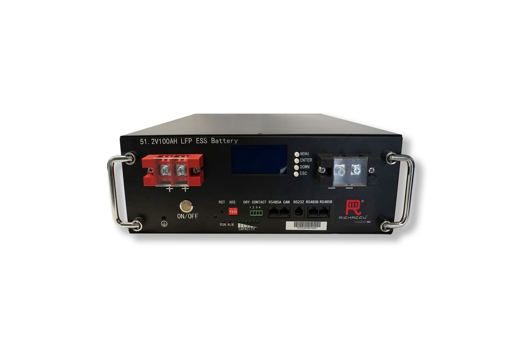 RICHACCU 5.12kWh 48V 100Ah LiFePO4 Battery